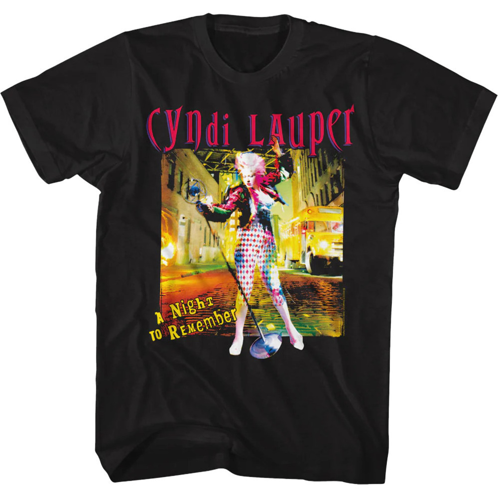 A Night To Remember Cyndi Lauper Tshirt